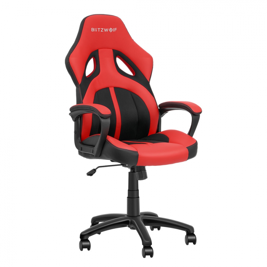 BlitzWolf BW-GC3 Racing Style Gaming stol PU + mesh-materiale Strømlinet design Justerbar højde Udvidet sæde Hjemmekontor image