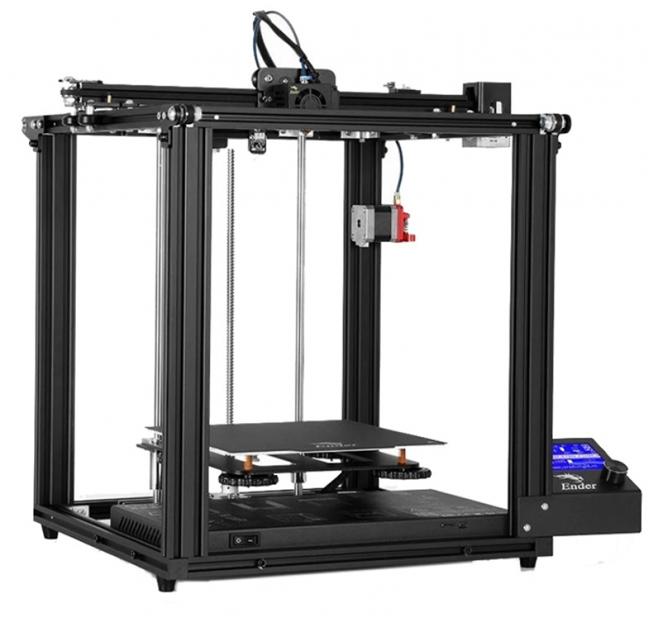 Creality 3D Ender-5 Pro Opgraderet 3D-printer  220 * 220 * 300 mm Printstørrelse med lydløst bundkort / Aftagelig platform  / Dobbelt Y-akse / Modulært design image