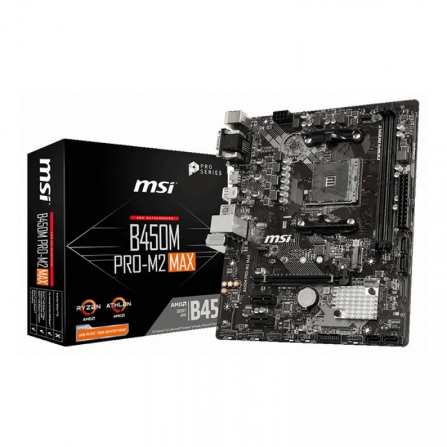Motherboard MSI B450M PRO-M2 Max mATX DDR4 AM4 image